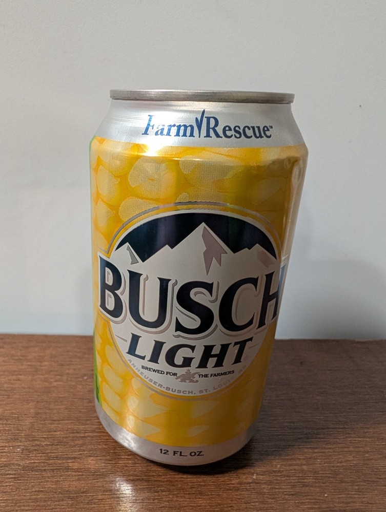 2023 Busch Light For The Farmers Corn Can. Empty. Bottom Open