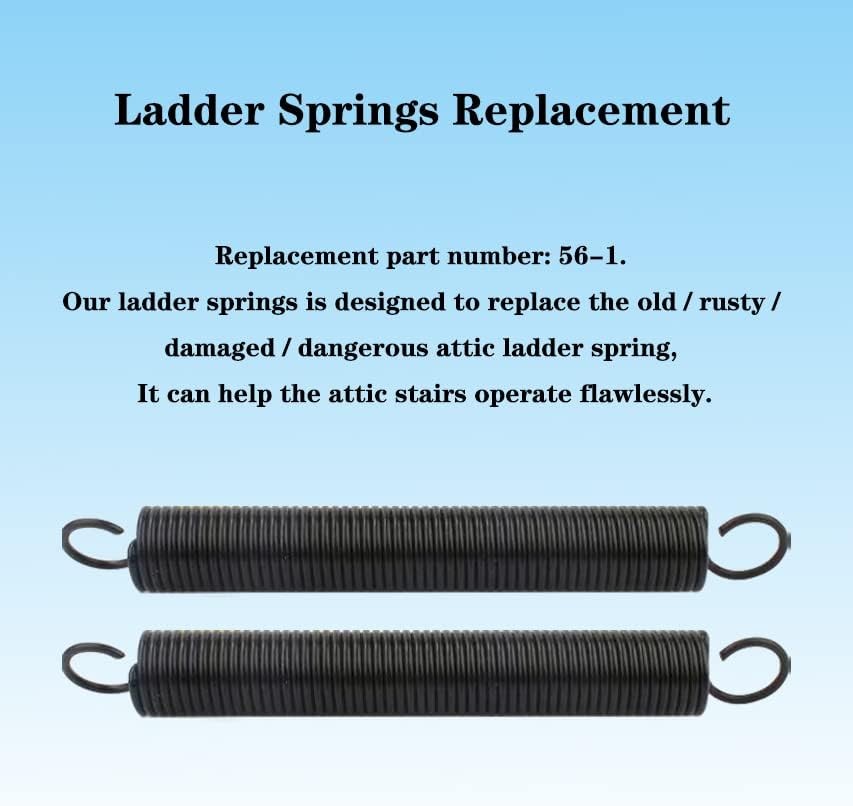 56-1 Ladder Springs Replacement fit Attic Stairs Pull Down Black