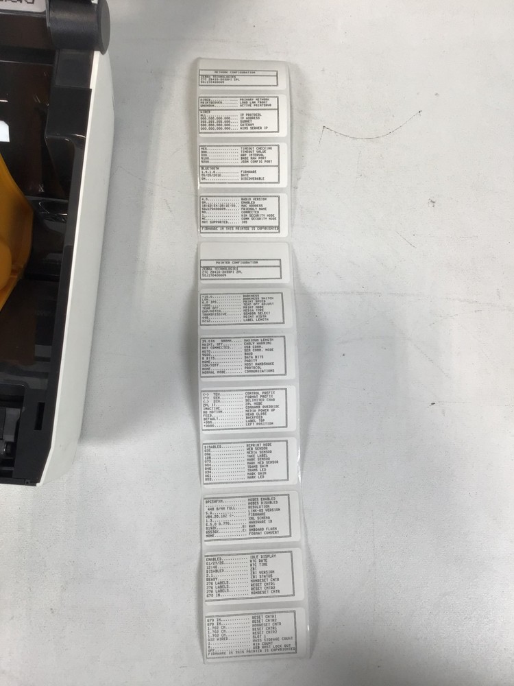 Zebra ZD410 Thermal Label Printer USB Ethernet Bluetooth ZD41H22-D01E00EZ ~