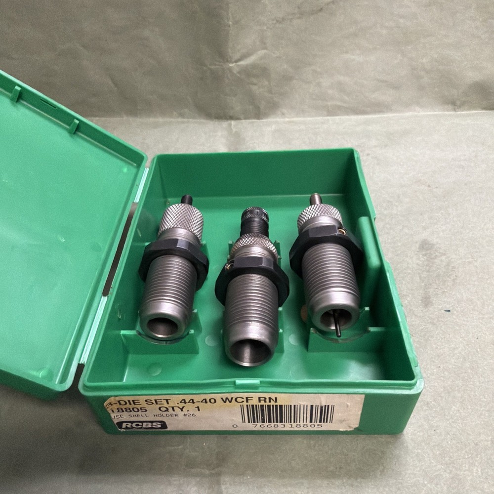 RCBS Reloading Dies # 18805 3pc. W/ Shell Holder