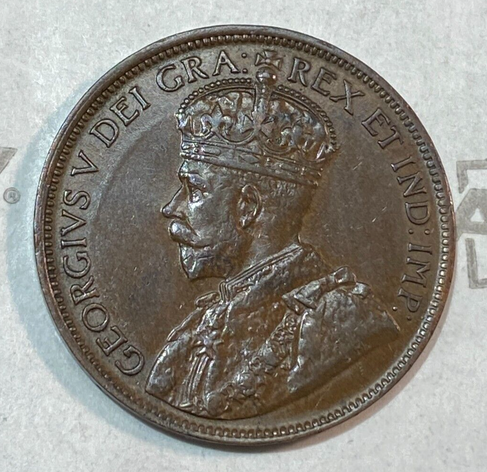 1918 Canada 1 Cent Nice Original AU CHRC (formerly CHN)