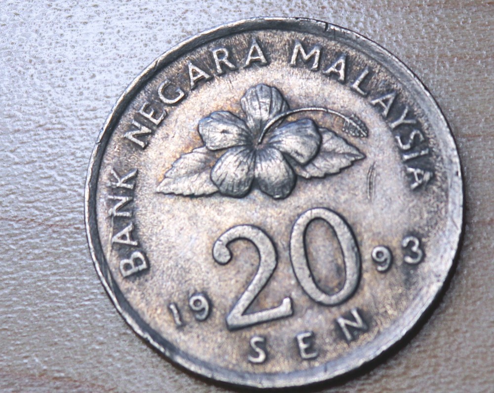 1993 Malaysia 20 Sen
