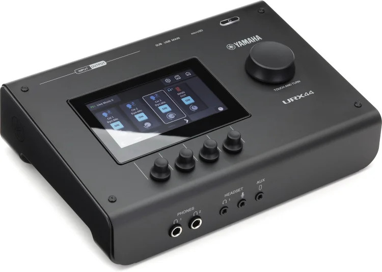 Yamaha URX44 USB-C Audio Interface - Black