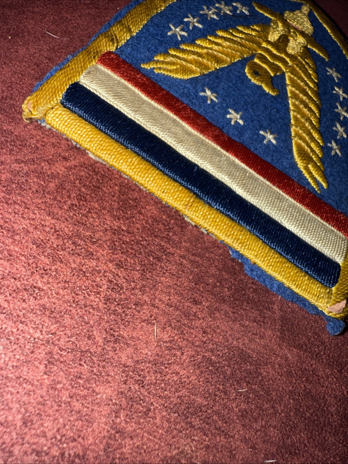 WW2 US ARMY EUROPEAN THEATER OF OPERATIONS PATCH - Theatre Made Likely English