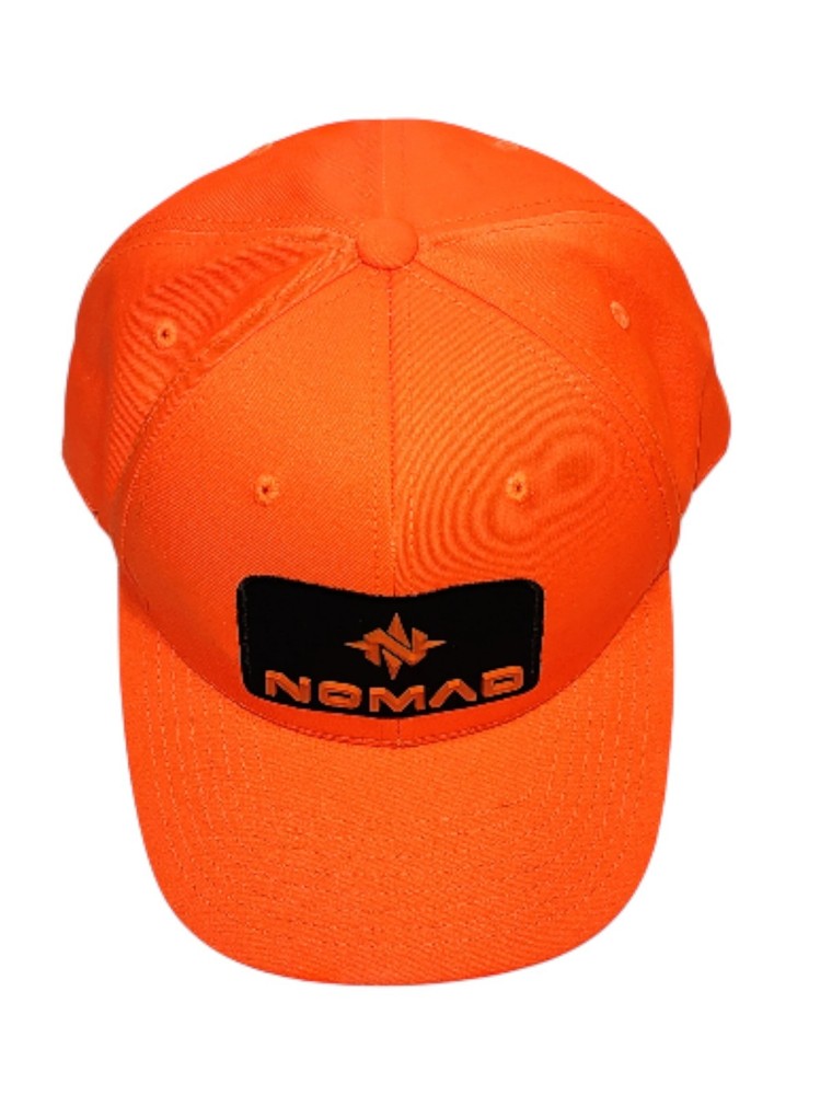 🔥 Never Worn Nomad Outdoors Blaze Orange Hunting Trucker Hat Cap 🦌