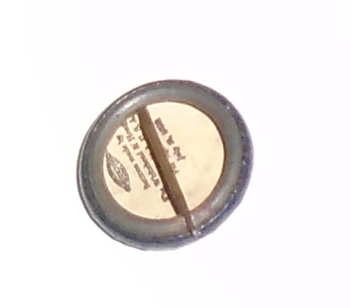Early 1900s pin CHRISTIAN pinback CROSS button C B Letters initials