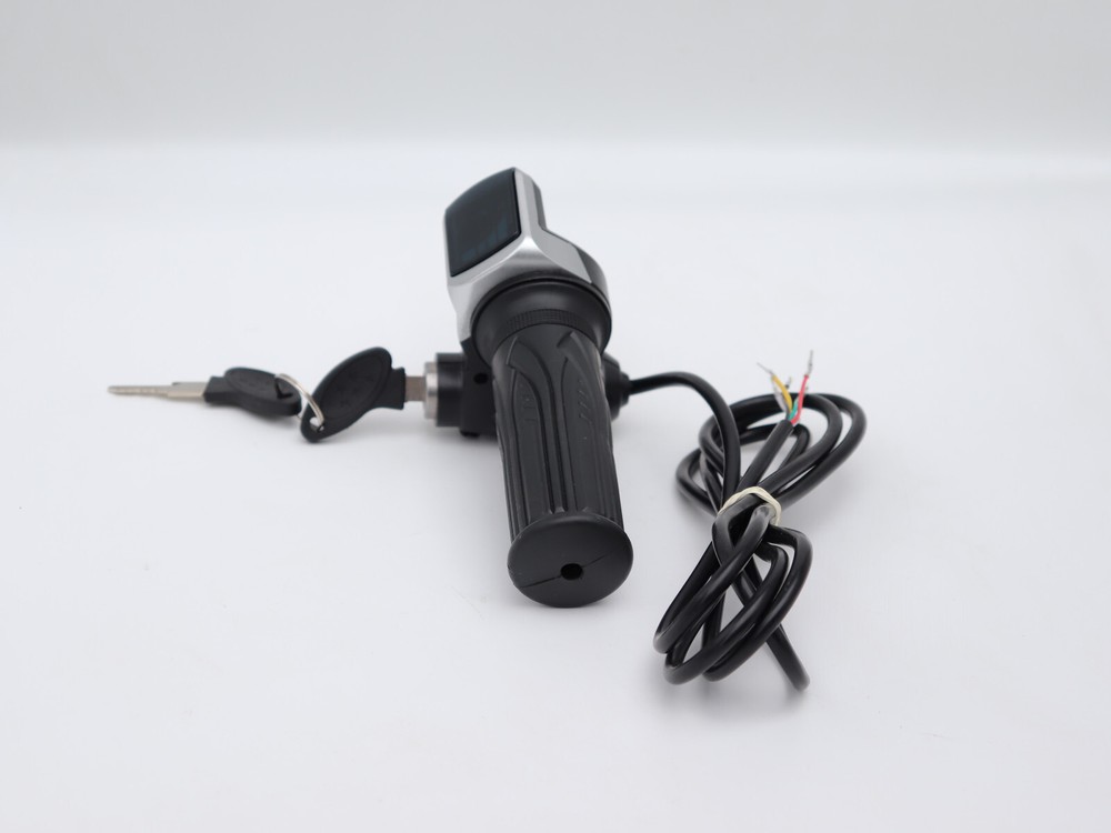 48V electric scooter throttle handle with keylock power indicator light