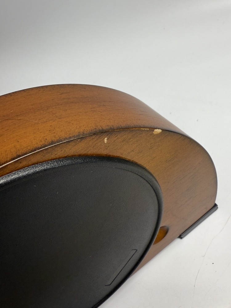 Bulova Tremont Clock Walnut Finish Some Small Chips