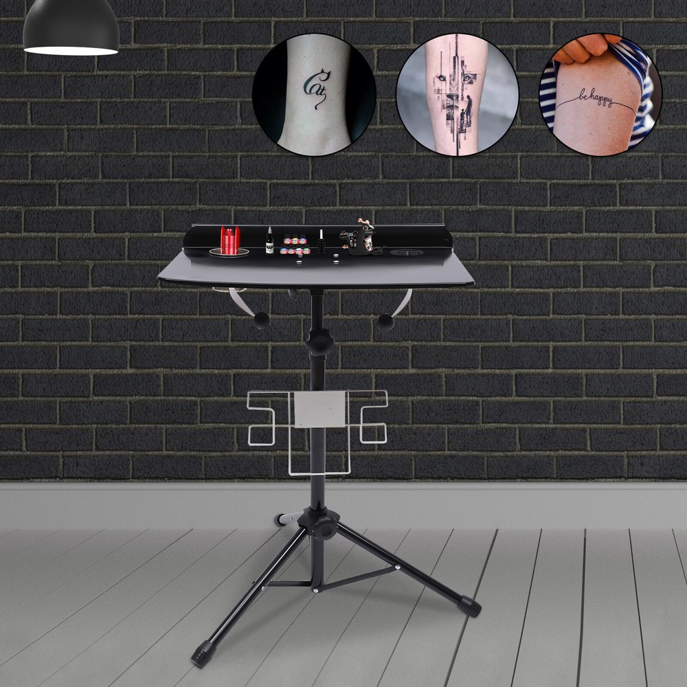 Adjustable Tattoo Workstation Table Portable Tattoo Workbench