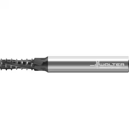 WALTER TC620-UNC3/4-A1D-WB10TJ Solid Carbide Thread Milling Cutter, Cylindrical