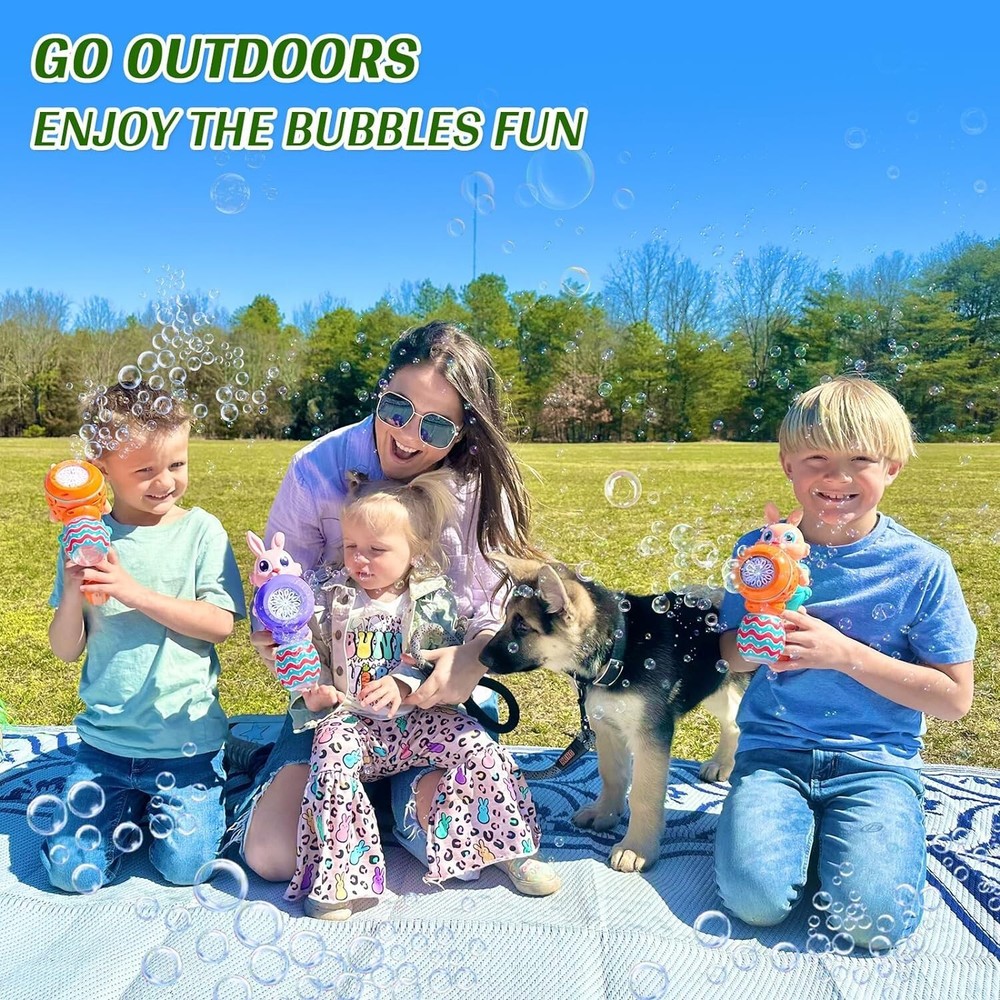 Easter Bubbles for Kids, Easter Basket Stuffers for Toddler 1-3, Easter Bubble