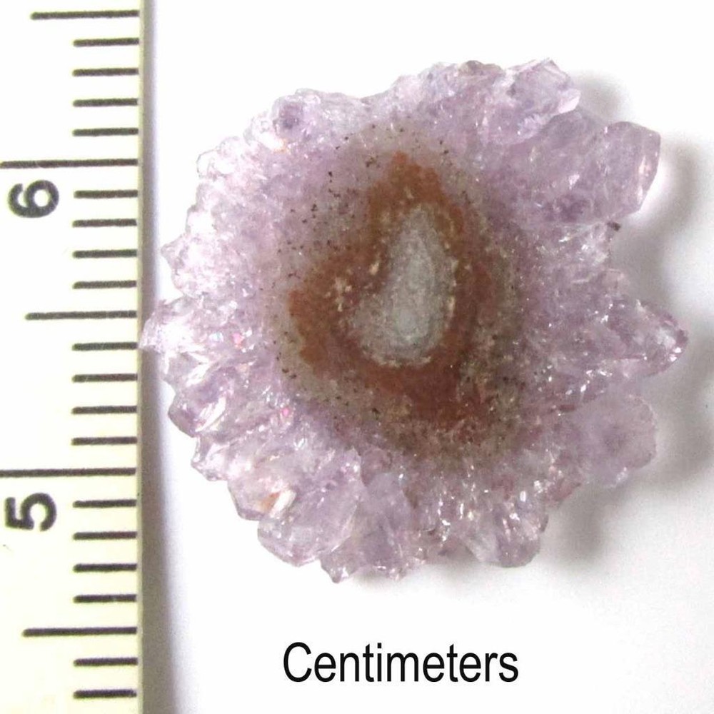 Stalactite Flower Slice Polished Both Sides H40