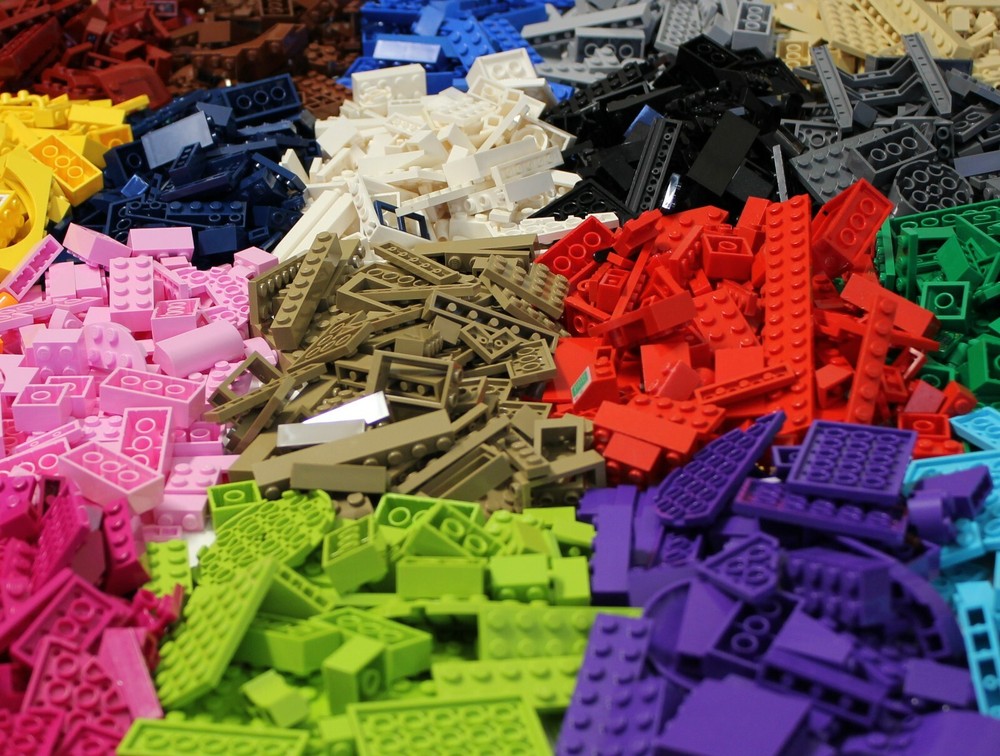 LEGO Lot 100+ Pieces From Bulk CHOOSE YOUR COLOR Random Assorted Bricks Blocks
