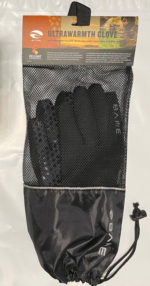 Bare 3mm Ultrawarmth Diving Glove, Black Large