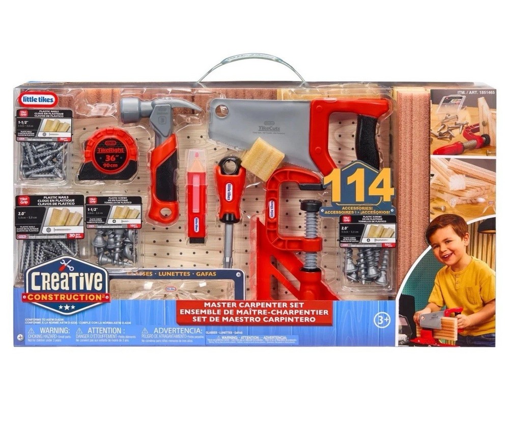 Little Tikes Creative Construction Master Carpenter Set