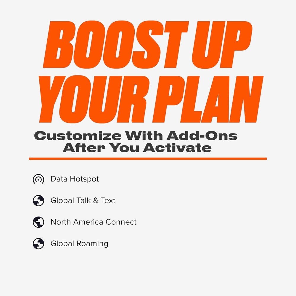 Boost Mobile SIM Kit | $25/mo Forever Unlimited Plan with Auto-Pay |...