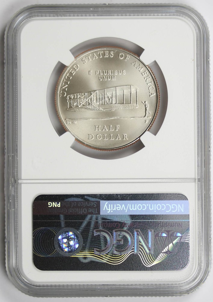 2003-P First Flight Centennial Modern Commemorative Half Dollar 50C MS 69 NGC