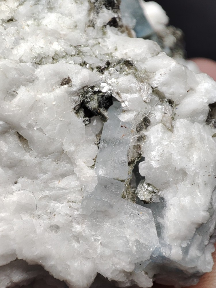 Alkali Beryl Crystal On Matrix With Nice Terminations-Pak.