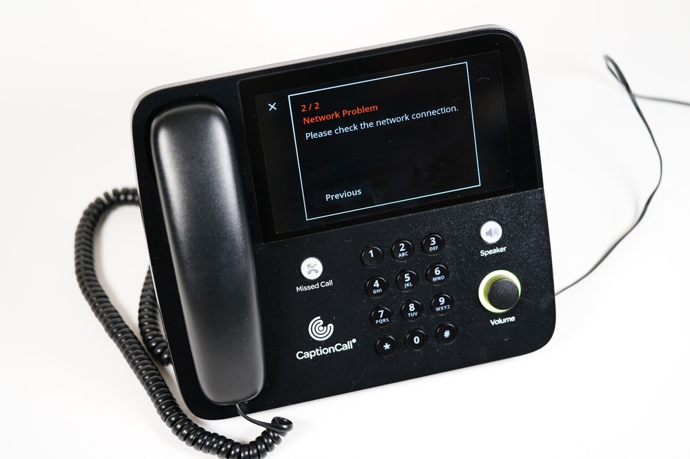 Caption Call Phone Hearing Impaired Touch Screen Model 78T Office
