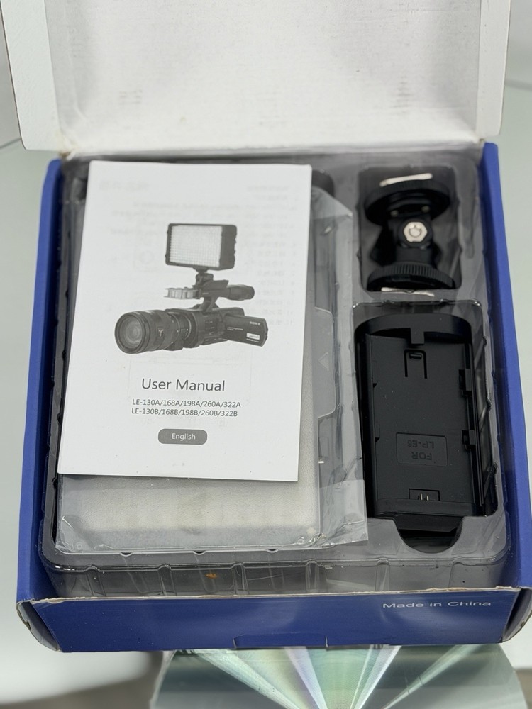 MCOPLUS LE-130A PRO SERIES VIDEO LED LIGHT - Camera LED Light