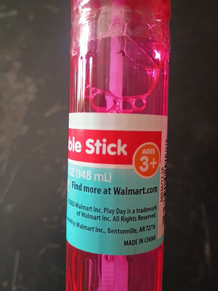 Pink Play Day Bubble Stick 5 FL OZ