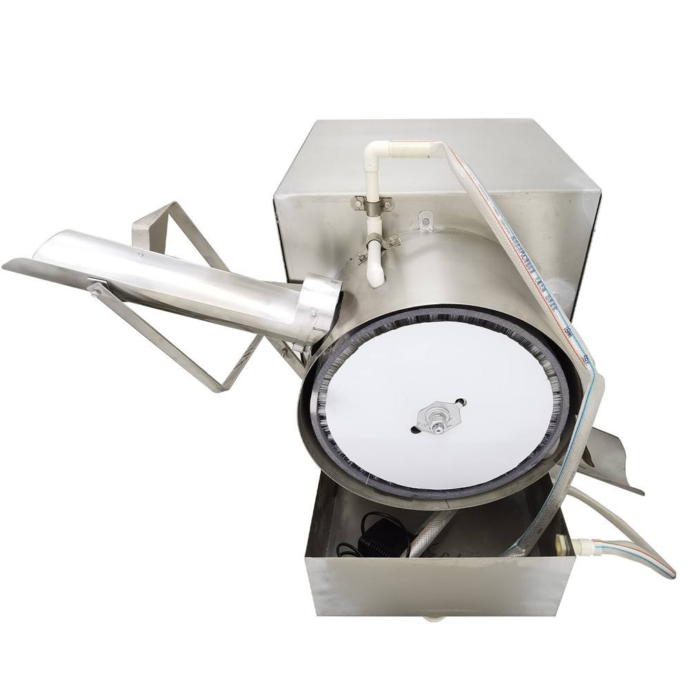 Single Row Electric Egg Shell Washer Cleaner Auto Egg Surface Washing Machine