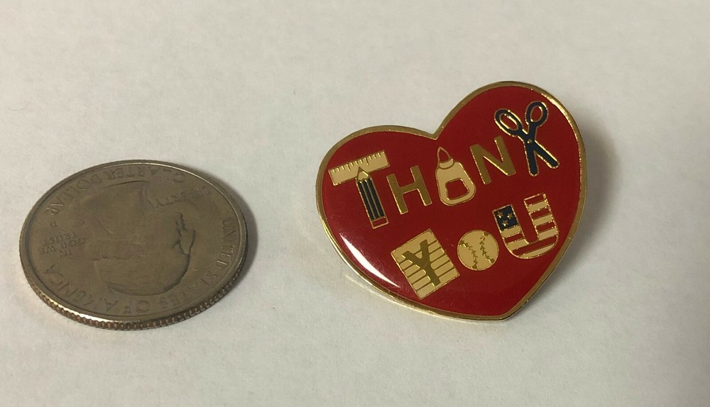 Thank You Heart Pin