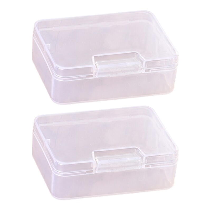 Delicate Clear Plastic Containers Holder Box For Sorting Small Household Items