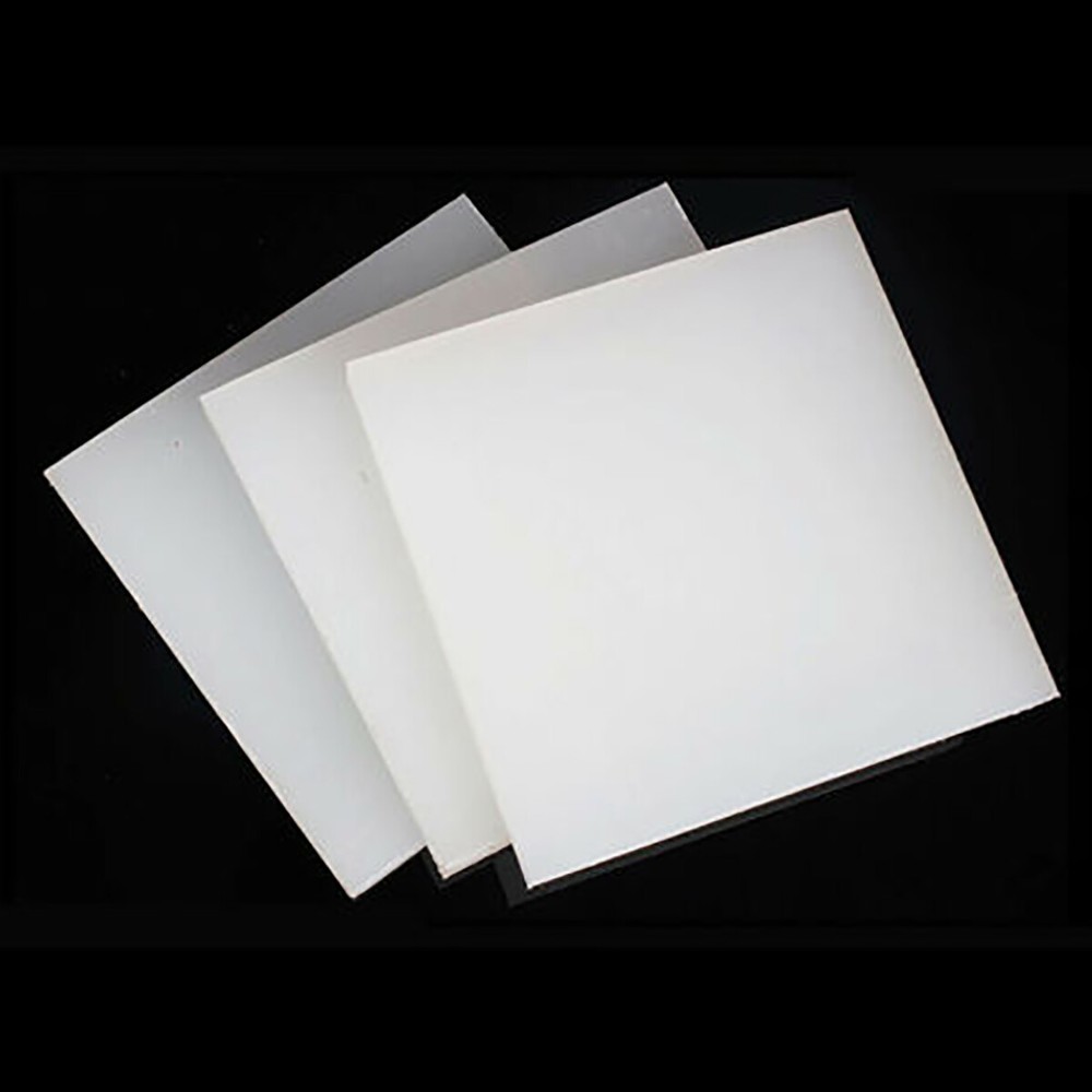 White Polypropylene PP Board Plastic Sheet Plate 3-20mm Thick & 100-500mm Sizes