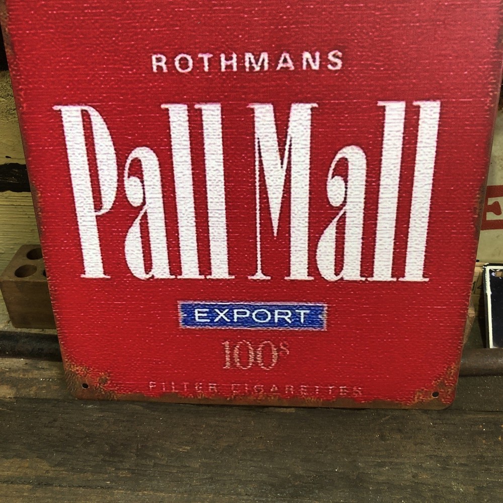 Rothmans Pall Mall Repro Small Tin Sign