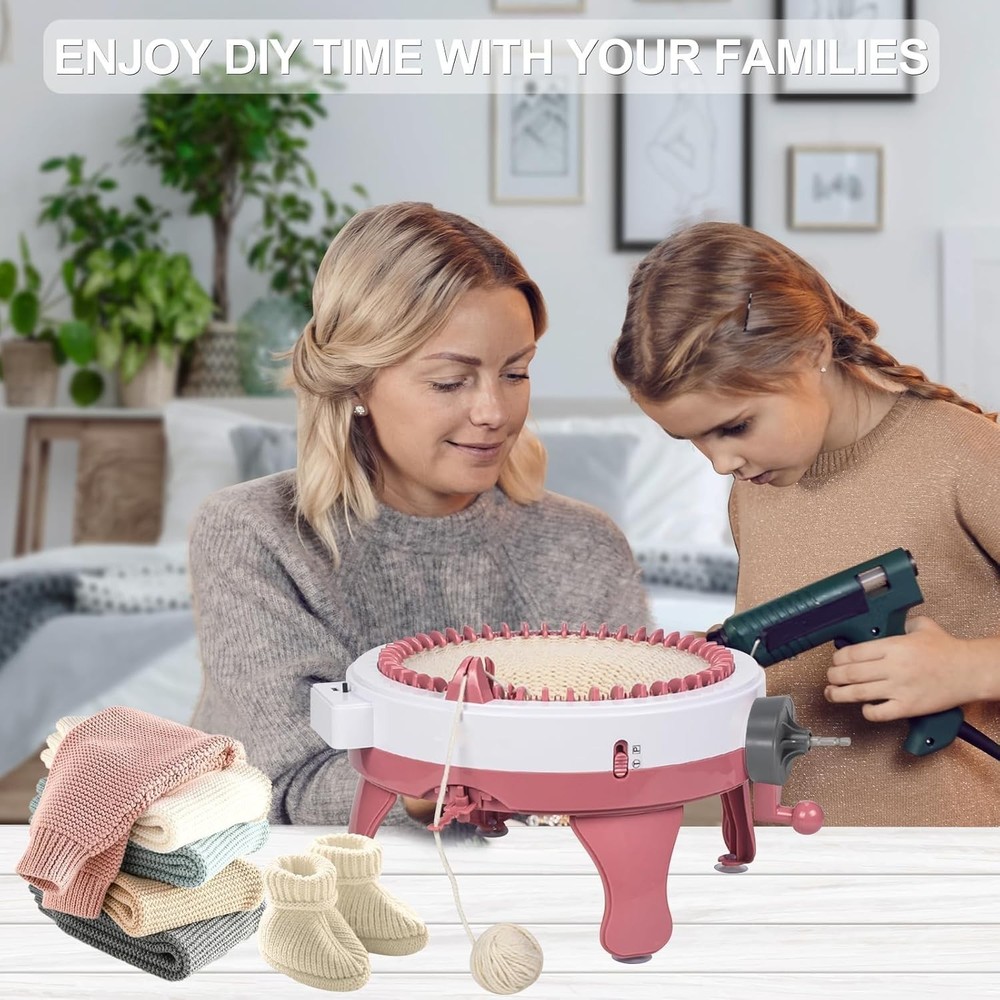 Time-Saving Knitting Machine Adapter with Electric Hex Bit for Quick Projects