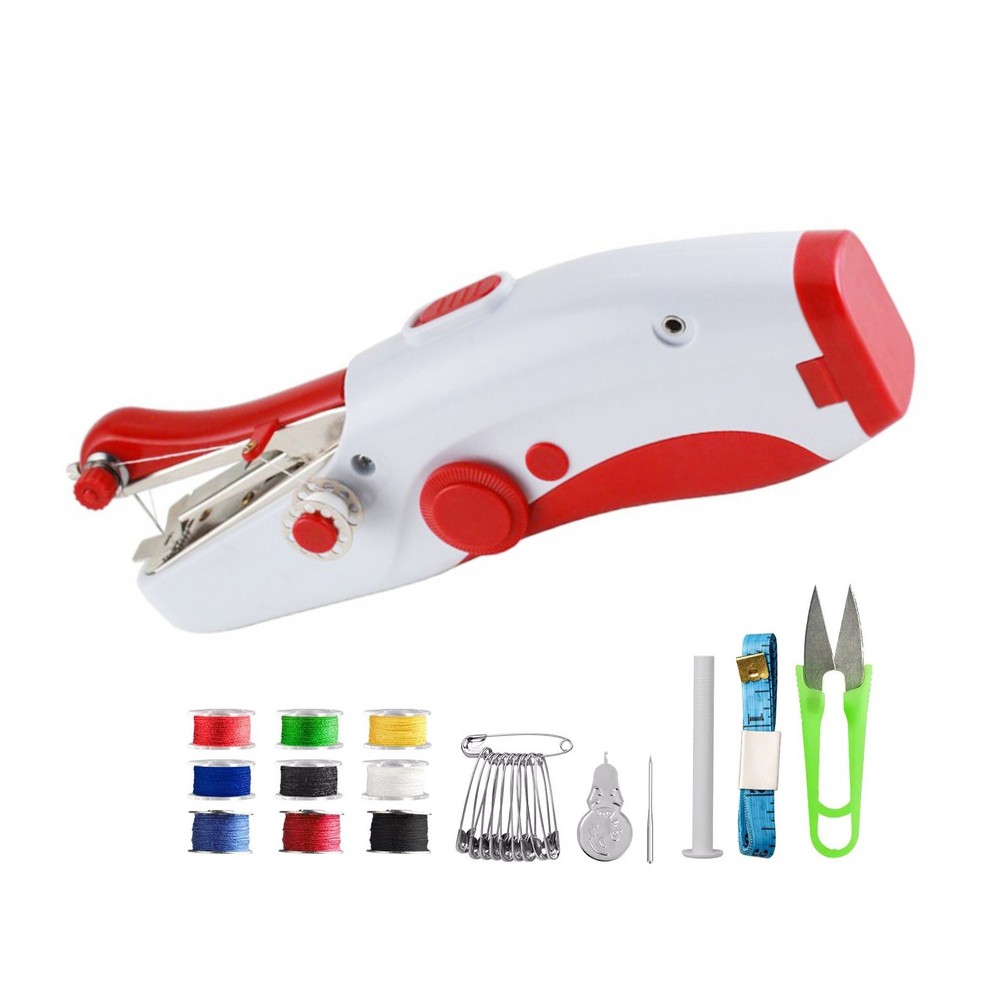 Lightweight Portable Mini Compact Handheld Sewing Machine Travel Home Tool