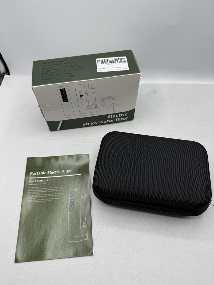 CaredWater Electric Portable Water Filter Purifier