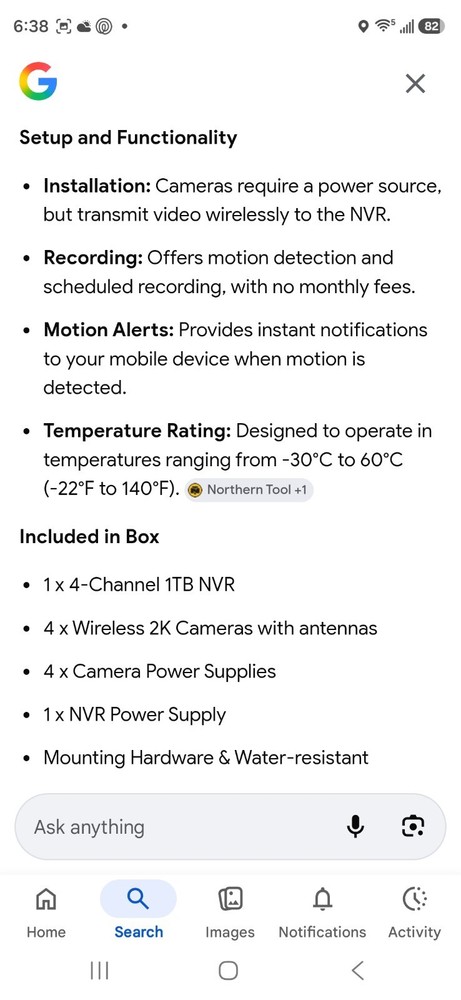 defender camera security system
