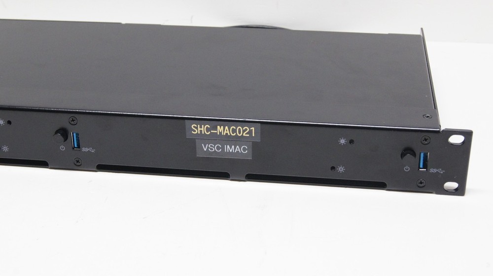 Sonnet RackMac mini 1U Rackmount Enclosure for Apple Mac mini – Dual Bay – GRD A