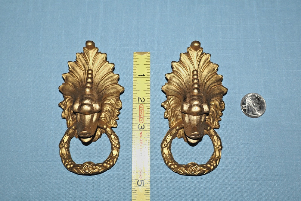 Ansonia Lion Head Clock Decorations/Ornaments