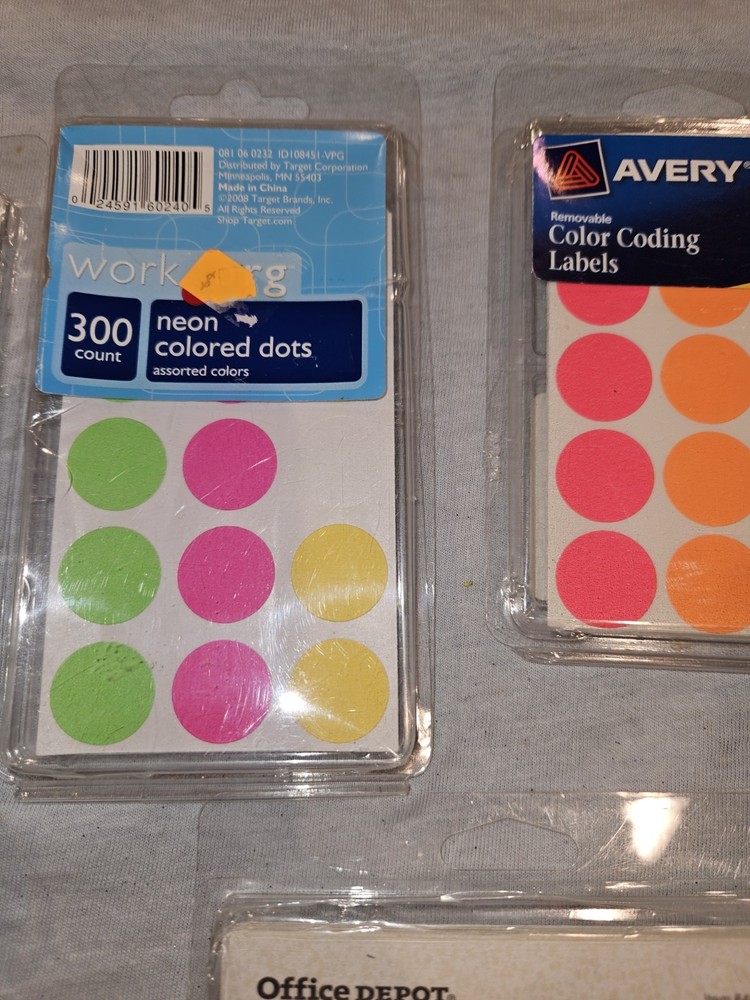 Over 5000 Color Coding Labels Crafts Or Garage Sale