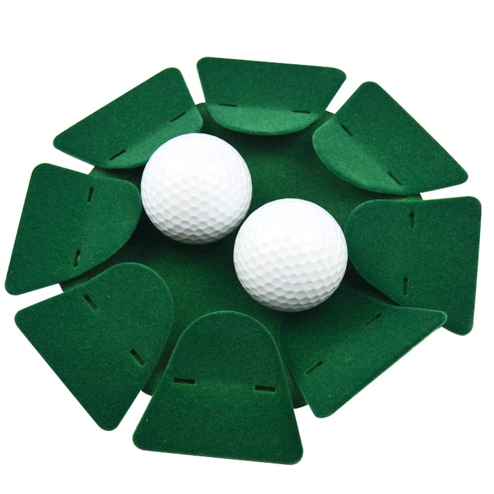 2Pcs Green All-Direction Putting Cup Golf Training Hole Practing Cup Aid Indoor/