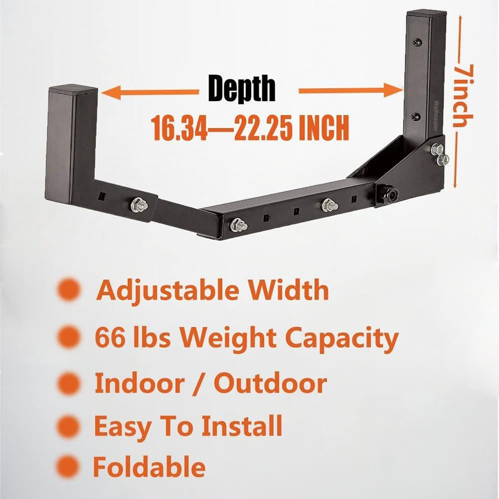 Wallmaster Kayak Storage Hooks Hangers, Adjustable Kayak Garage Storage Rack Wal