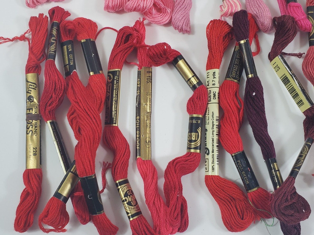 Lot of Embroidery Floss Thread (35)