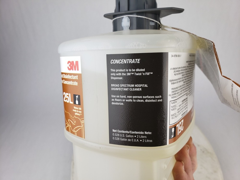 3M HB QUAT 25L Concentrate Cleaner Grey Cap 2liter Deodorizer