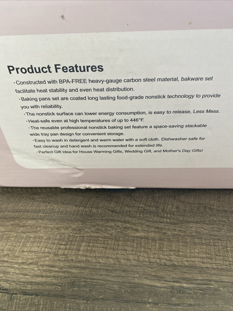 Nonstick Bakeware Set - 6 Piece Oven Bakeware/ac