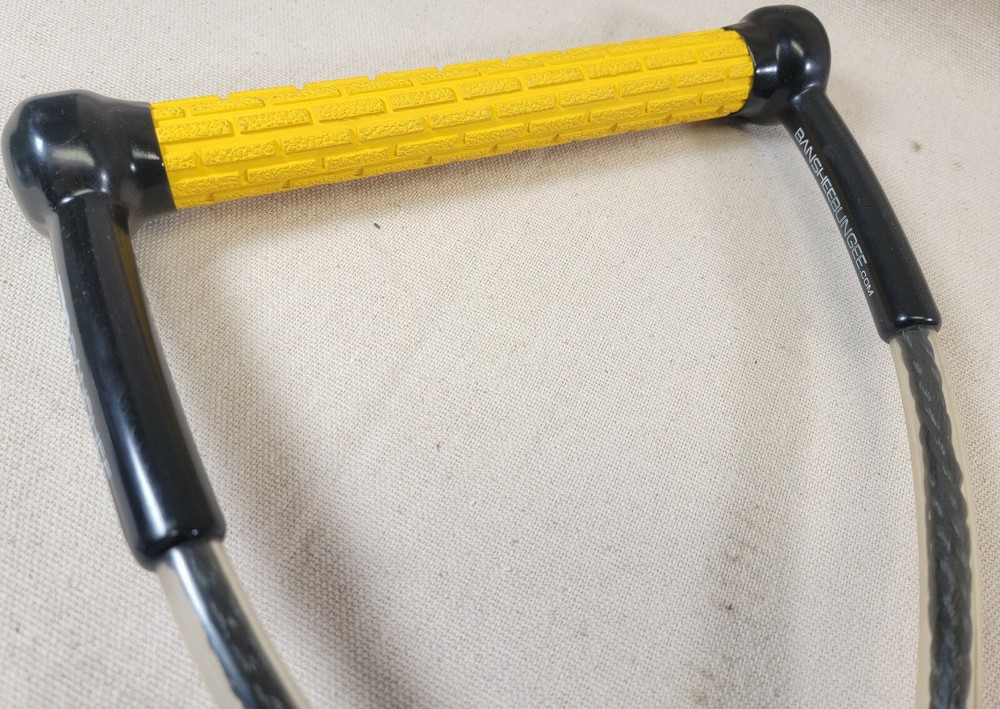 Banshee Bungee D Handle Grip Wakeboarding & Radar 60' Tow Pull Water Ski Rope