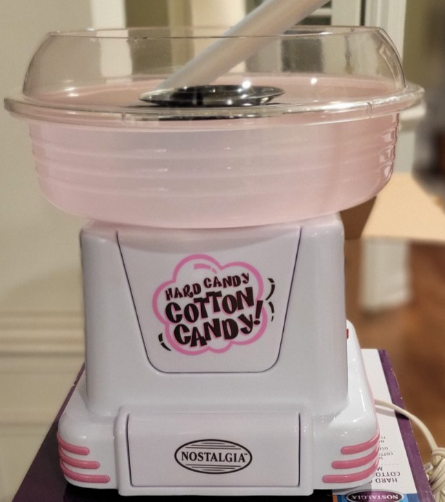 Nostalgia Electrics Hard Candy Cotton Candy Maker 