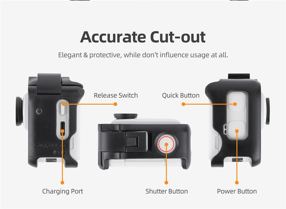 For Insta360 GO 3 Protective Frame Shock-proof Plastic Case Cover Accessoris