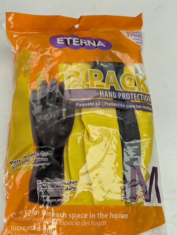 Pack of 2 ETERNA Multi-Purpose Hand Protection Glove for Kitchen Laundry 2/Pack