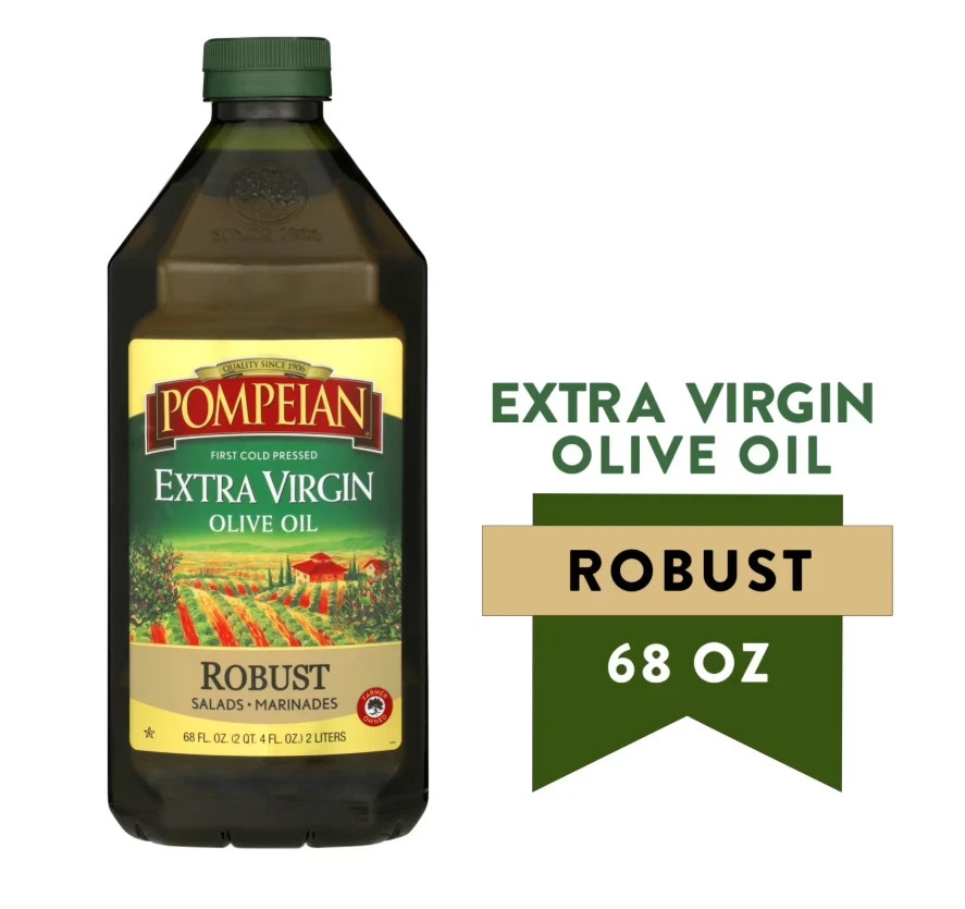Pompeian Robust Extra Virgin Olive Oil - 68 fl oz