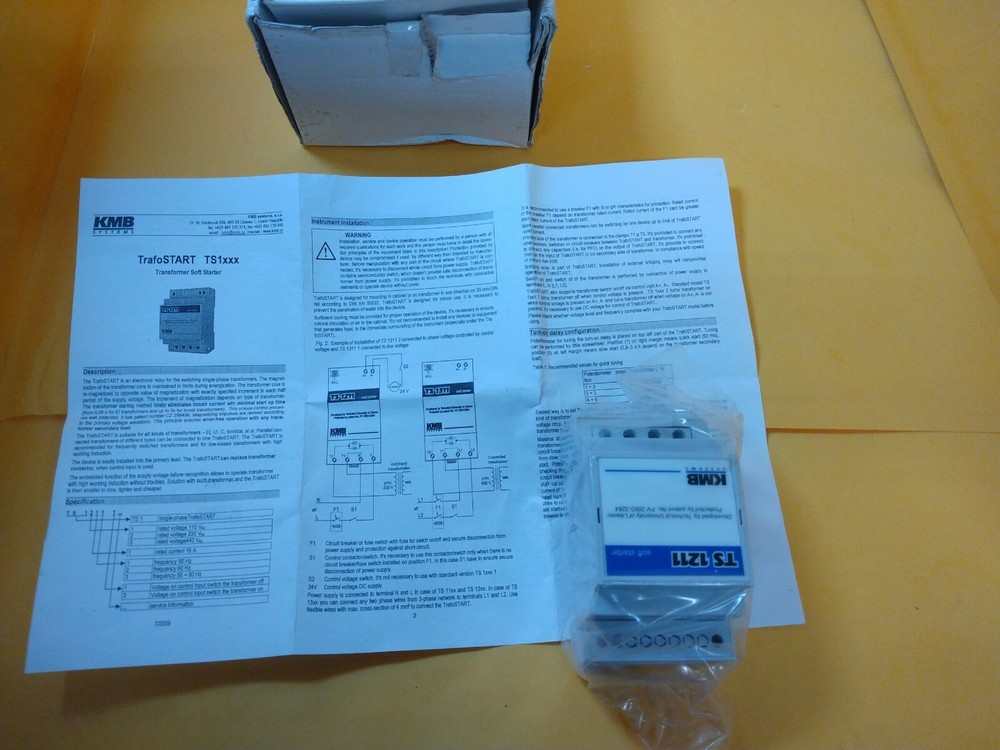KMB systems TrafoSTART TS 1211 Transformer Soft Starter
