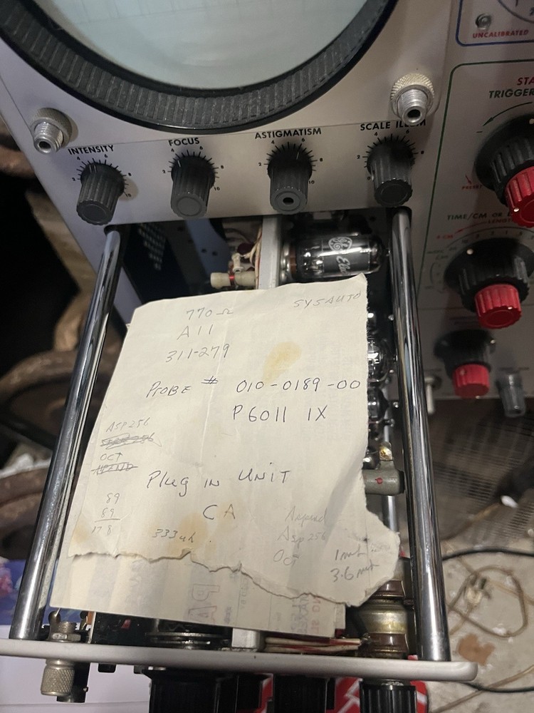 tektronix 545b Sold For Parts As Is