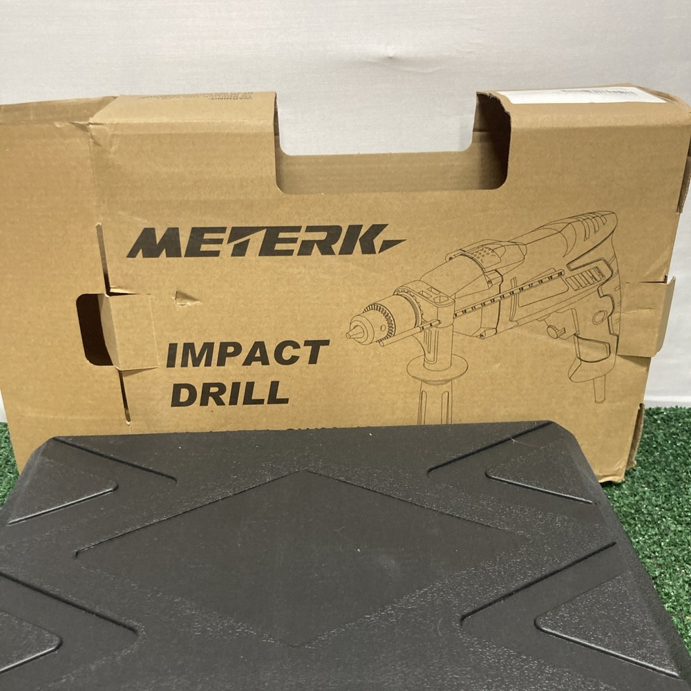 Meterk Impact Drill - Bits- Chuck- New (OKEB-09-012)